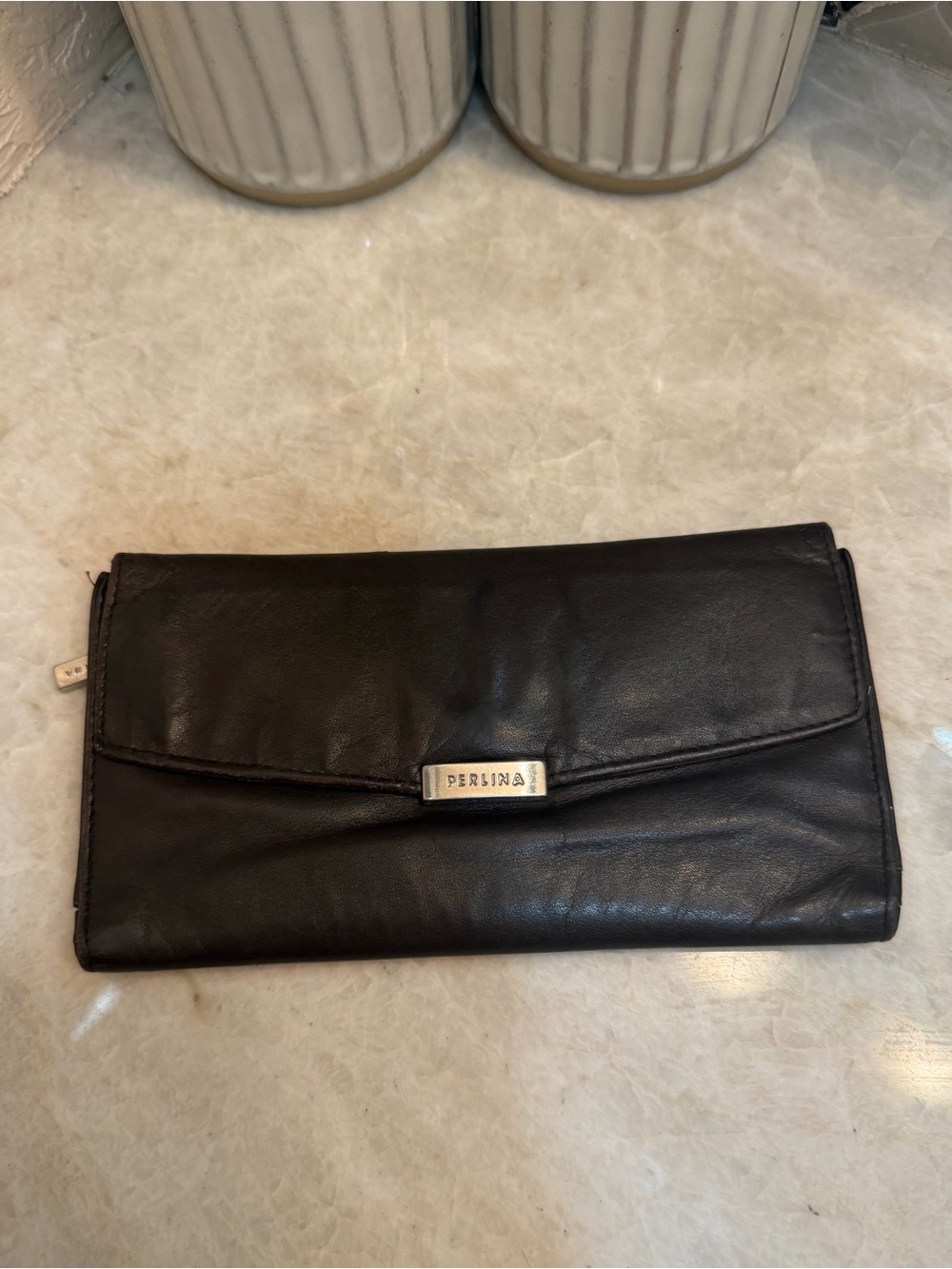 Perlina vintage leather women’s wallet